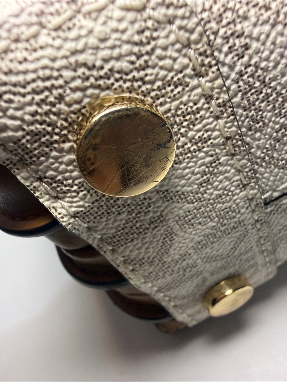 Michael Kors Signature Logo Mercer Medium Convertible Satchel - Picture 8 of 12